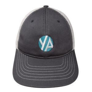 Classic Caps Snapback Mesh Back Trucker Hat Gray OSFA Embroidered W/Tags